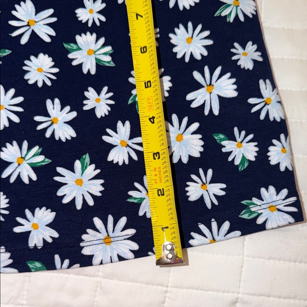 Old Navy Navy Blue Floral Long Sleeve Dress - Picture 5 of 12